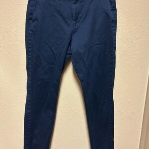 J. Crew Men's Dark Blue Chinos
